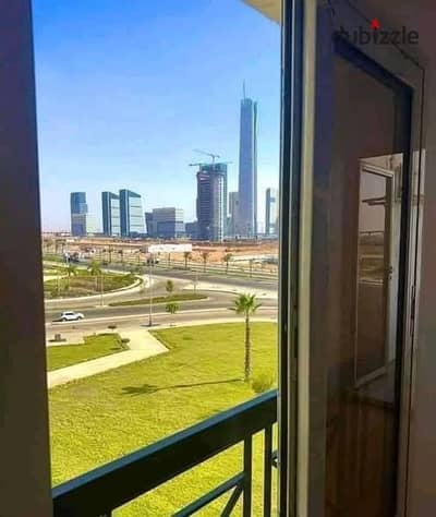 Ready to move in, finished apartment 142 m for sale in Al Maqsad Compound with a view of the iconic tower