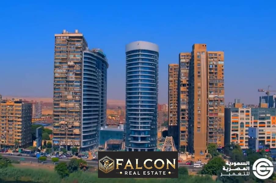 With the highest annual return in dollars * ready to move * Apartment in the heart of Maadi under the full supervision of the Hilton Hotel Group ( 0