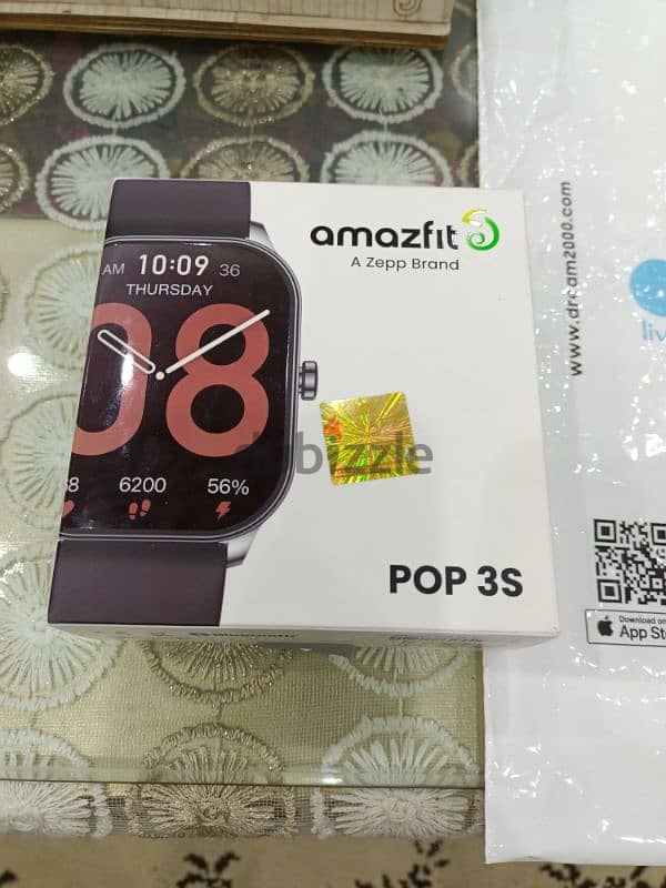 ساعه سمارت amazfit smart watch pop s3 2