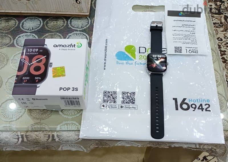 ساعه سمارت amazfit smart watch pop s3 3