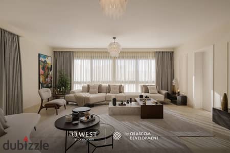 Apartment for resale, immediate delivery, fully finished, prime location, in Owest by Samih Sawiris, with installments