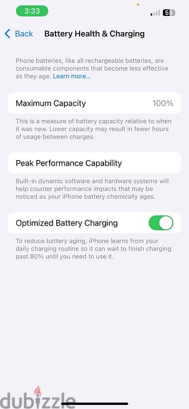 Iphone 13 battery:100% 4