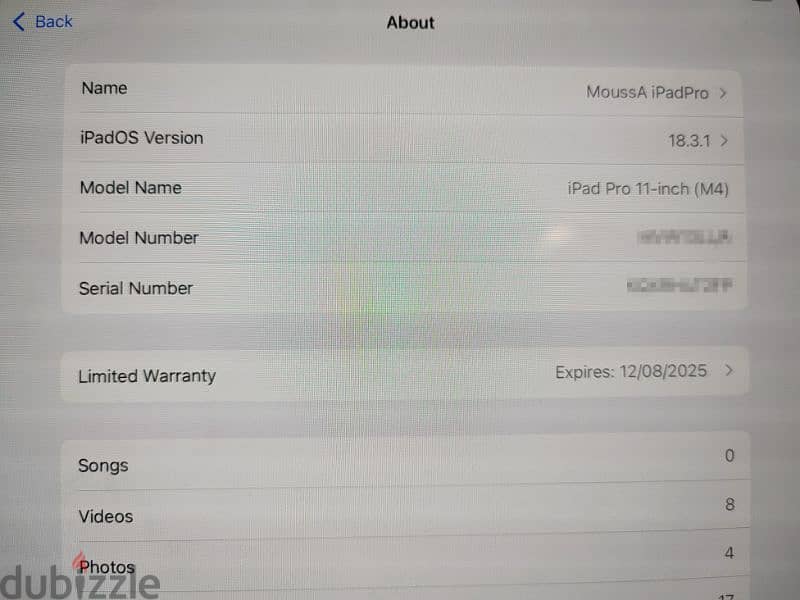 ipad pro11 m4 256g 2024   11 ايباد برو 2