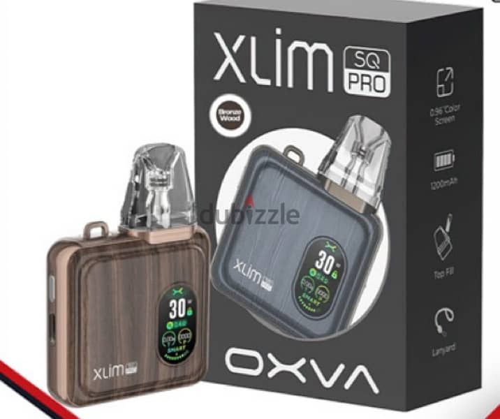 OXVA XLIM SQ PRO – Bronze Wood  استعمال خفيف في حاله ممتازة 2