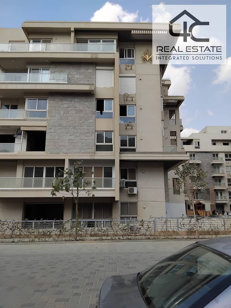 apartment for sale  160m  in  new cairo  READY TO MOVE  with  installment  over 4 years view on landscape in the best location in  5th settlement 0