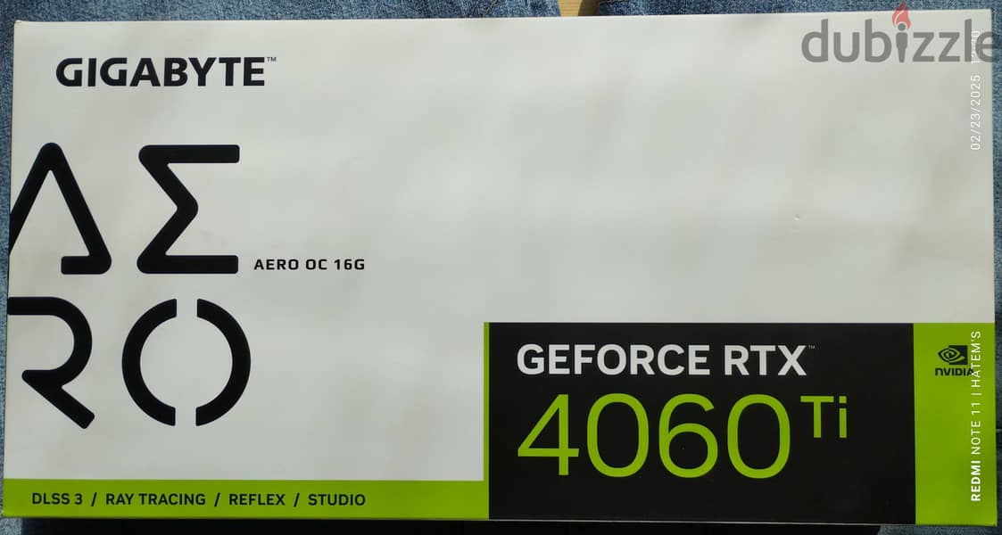 GeForce RTX Gigabyte Aero 4060 Ti OC 16 GB 3x windforce GDDR6 PCI-E 4 0