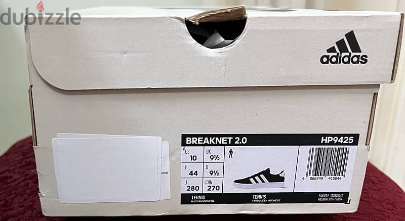 adidas breaknet 2.0 men size 44 9