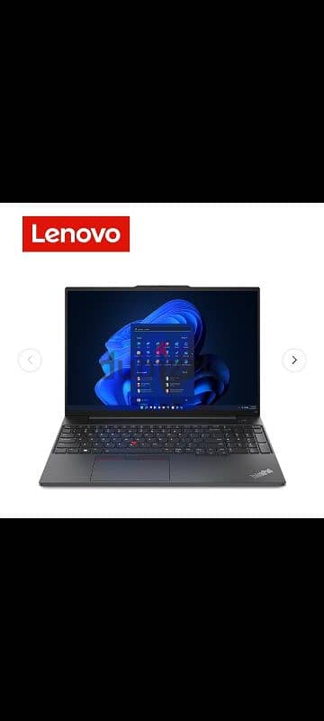 Lenovo ThinkPad E16 Gen 1 21JN0052MY 16'' WUXGA Laptop Black 2