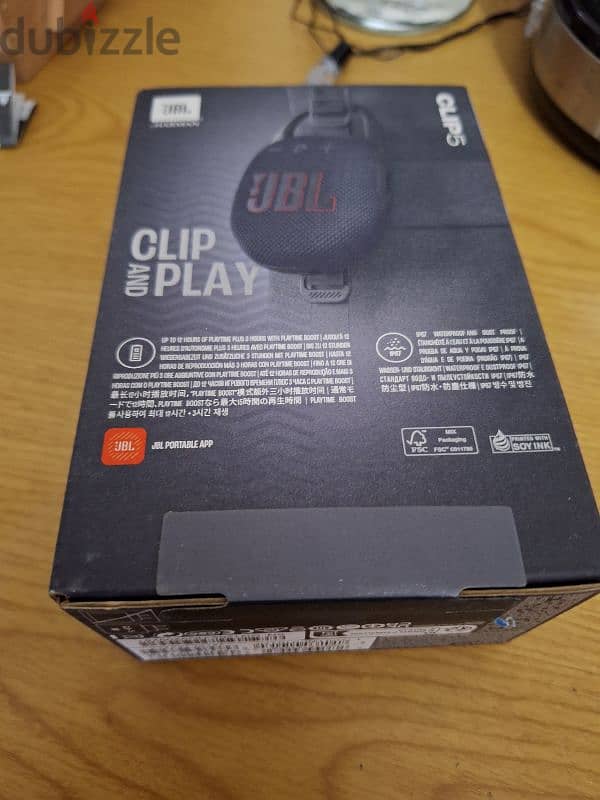 JBL Clip 5 in Black - Portable Bluetooth Speaker 2