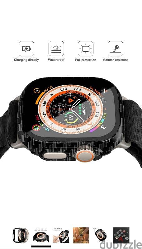 اكسسوارات واسترابات للساعه  Smart Watch 49m Accessories (Straps&Cover) 3