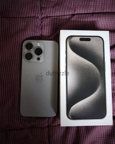 iphone 15 pro  256 gb الحاله فوق الممتاز