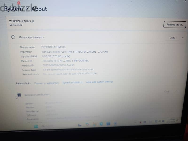 laptop Dell Vostro 3500 2