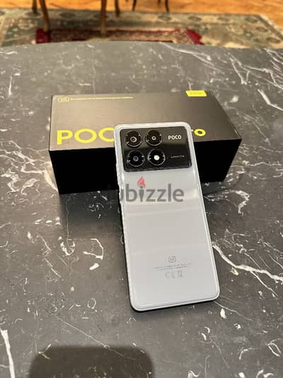 Poco X6 Pro 5G 512/12+12 RAM Grey Like new بوكو اكس ٦ برو حالة الجديد