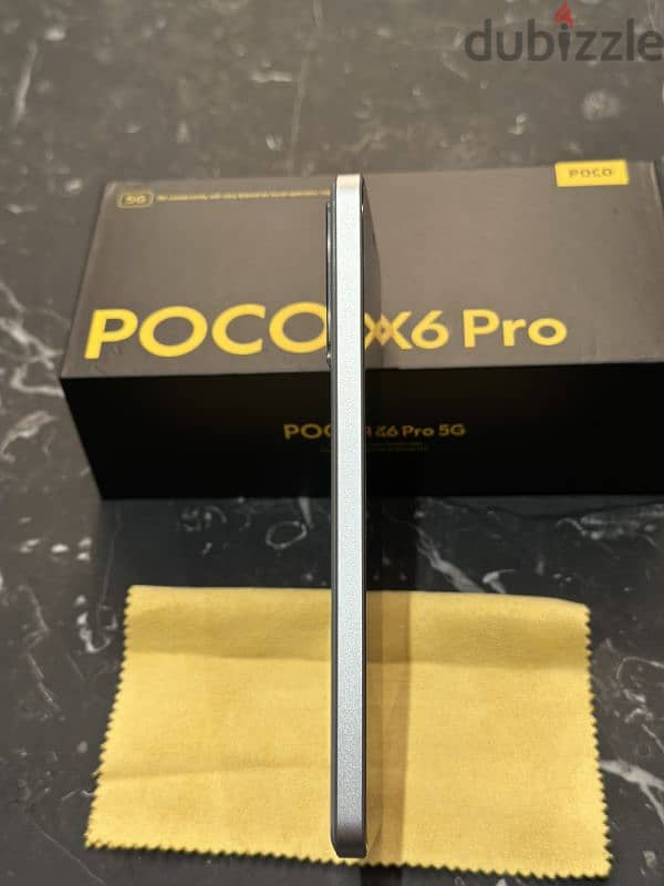 Poco X6 Pro 5G 512/12+12 RAM Grey Like new بوكو اكس ٦ برو حالة الجديد 4