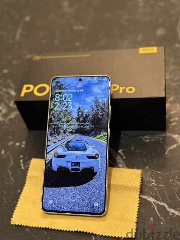 Poco X6 Pro 5G 512/12+12 RAM Grey Like new بوكو اكس ٦ برو حالة الجديد 6