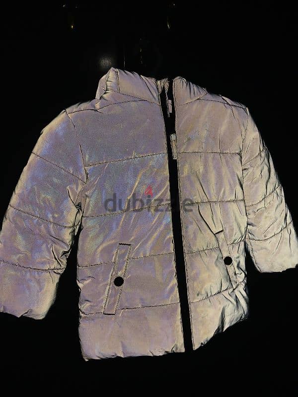 reflective silver jacket (mothercare) 0