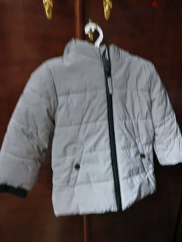 reflective silver jacket (mothercare) 1