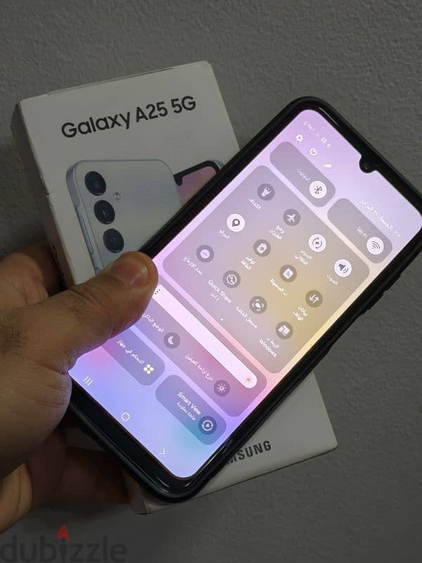 Samsung A25 5g   استخدام اسبوع مساحة ٢٥٦ جيجا ضمااان محلي 5