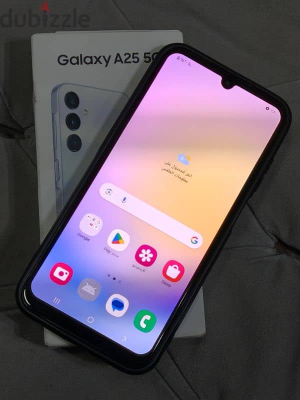 Samsung A25 5g   استخدام اسبوع مساحة ٢٥٦ جيجا ضمااان محلي 6