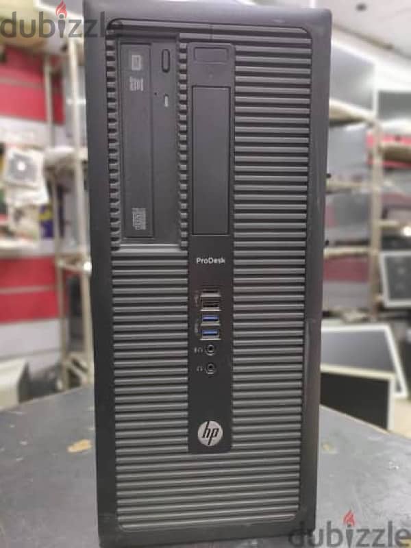 كمبيوتر كامل hp600g1 + شاشه 0