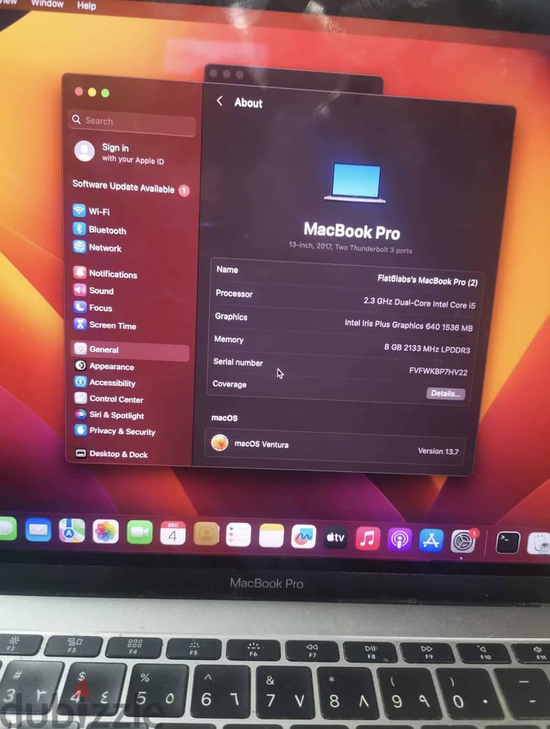 MacBook Pro 2017 2