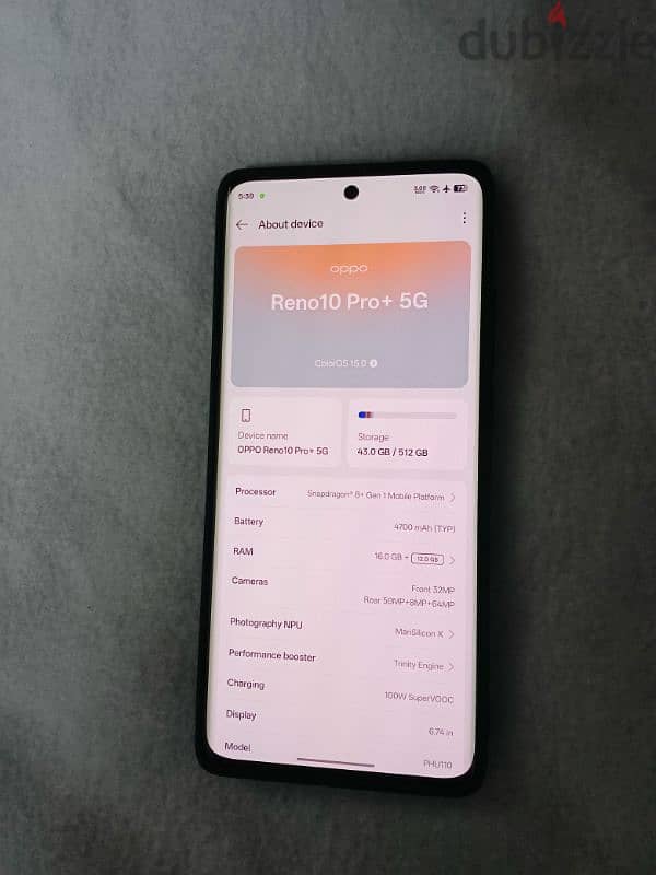 OPPO Reno10 Pro+ 512GB 16GB 10