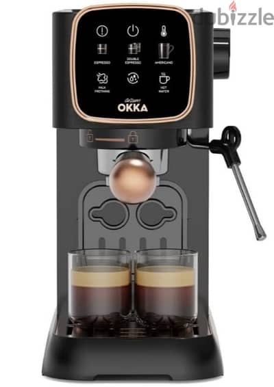 okka semi automatic espresso machine