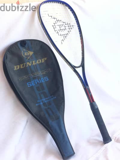 Dunlop Squash Racket–Power Master Series,Great Conditionمضرب اسكواش