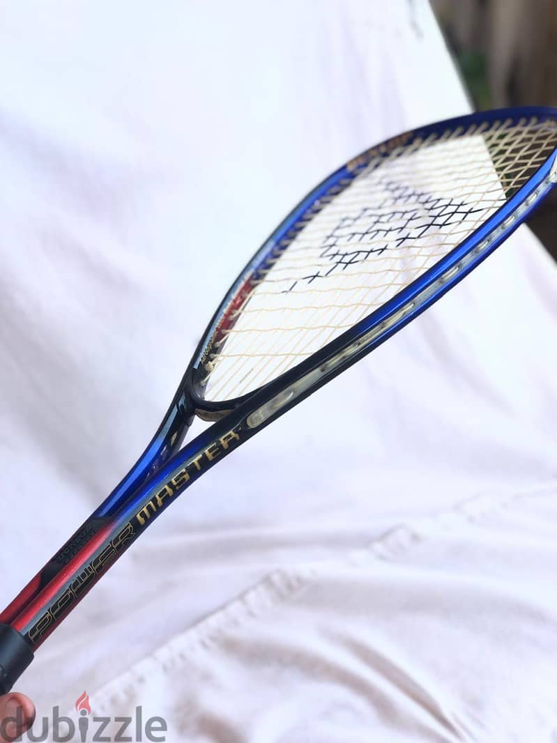 Dunlop Squash Racket–Power Master Series,Great Conditionمضرب اسكواش 2