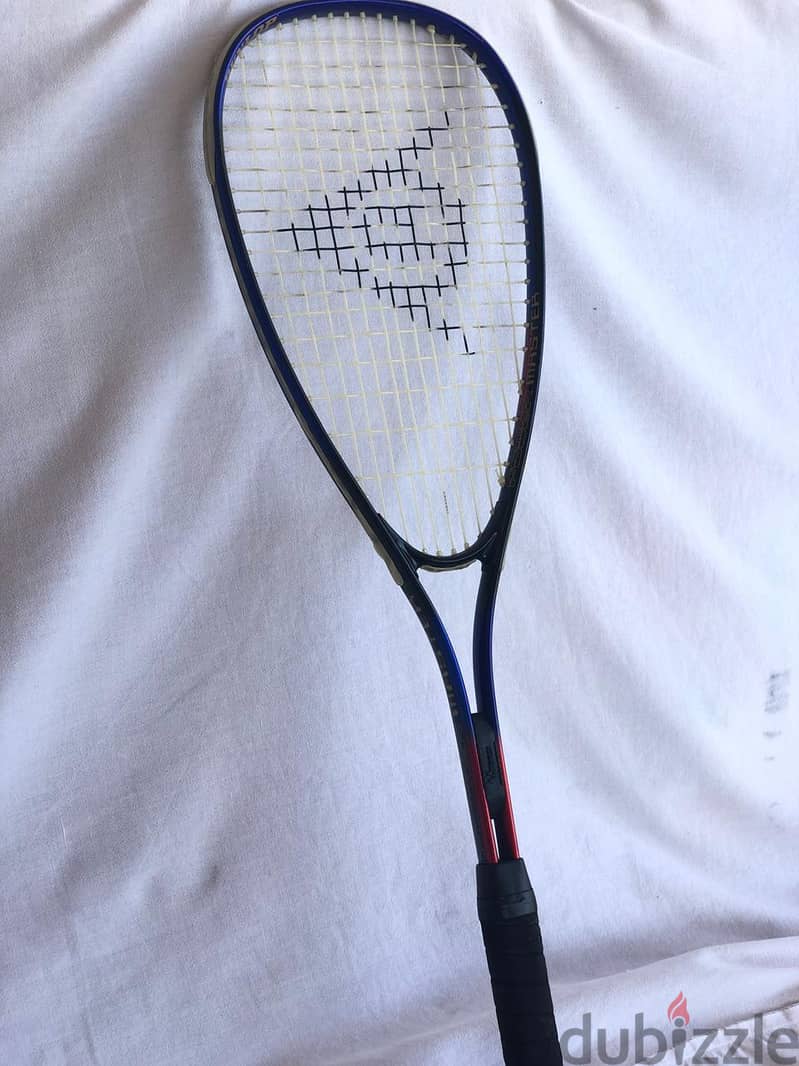 Dunlop Squash Racket–Power Master Series,Great Conditionمضرب اسكواش 10