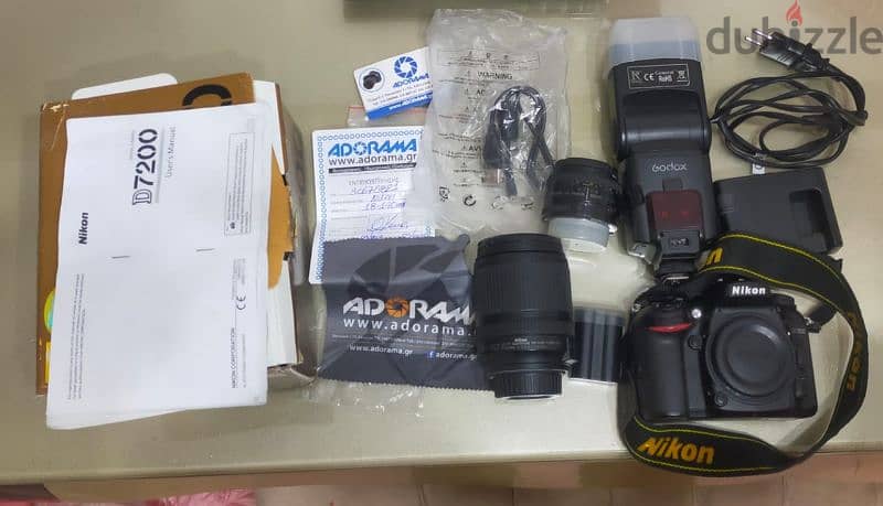 Nikon D7200 4k  كسر زيرو وفلاش وعدسة ١٨_  ١٤٠و عدسه ٥٠ مم 5