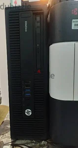 hp 800 g2 elite disk حالة الزيرو 2 كارت شاشة زي الجديد تماما