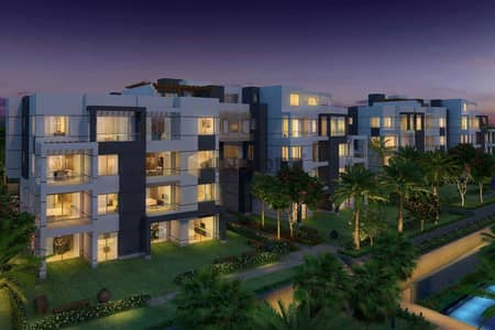 The Only one apartment with garden for sale at Park View Hassan Allam