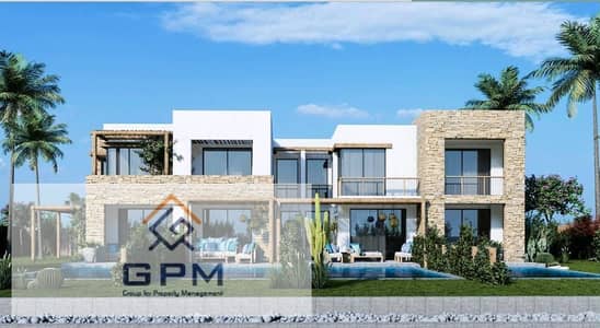 Luxury Townhouse 327 m For Sale in Masaya Sidi Abdel Rahman - North Coast Fully Finished with Full Sea View