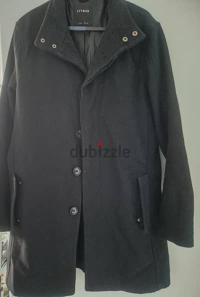 LEFTIES Wool-Blend Coat Size S-M