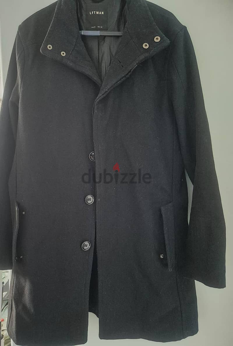 LEFTIES Wool-Blend Coat Size S-M 0