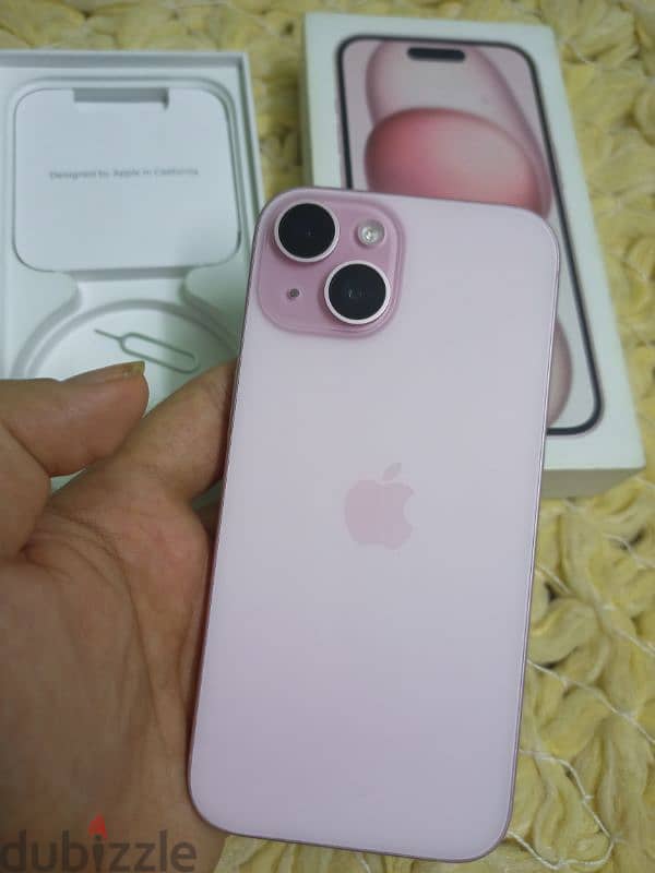 iphone 15 Rose 128gb like new 0