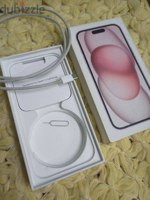 iphone 15 Rose 128gb like new 2