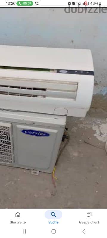 carrier cold/hot 1.5 ac air conditioner تكيف ساخن بارد