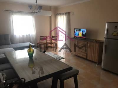 Furnished apartment for rent in Al Ashrafieh Compound, super lock finishing, with air conditioning, Fifth Settlement