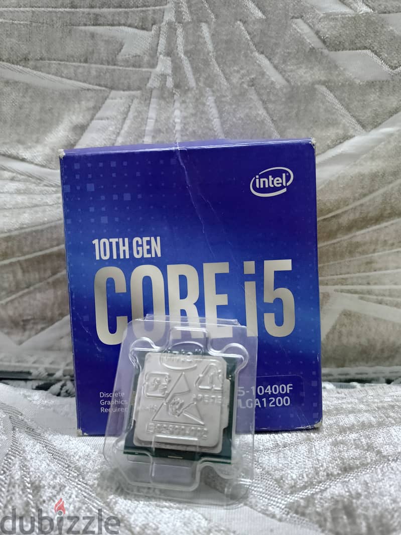 Intel I5 الجيل العاشر + بورده جيجابايت H410m بكل المشتملات بحاله ممتاز 1