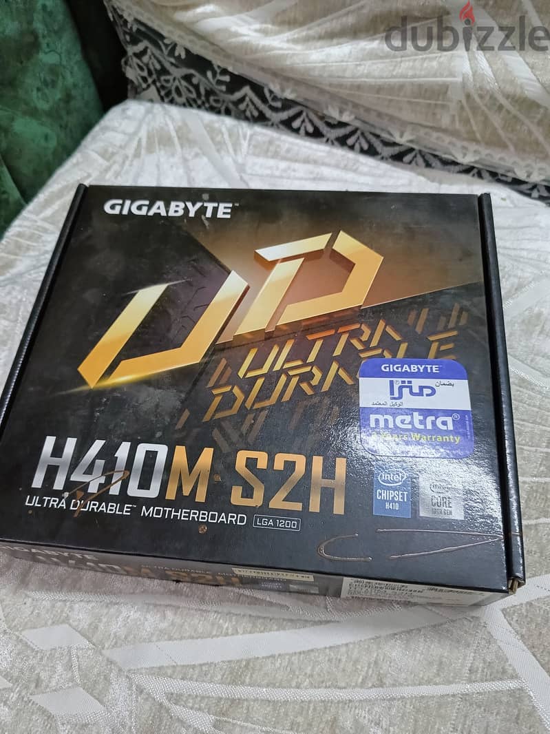 Intel I5 الجيل العاشر + بورده جيجابايت H410m بكل المشتملات بحاله ممتاز 4