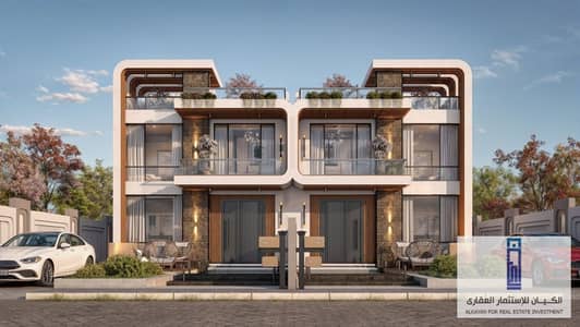 In installments over 14 years and the possibility of finishing and delivering with furniture and air conditioners, own a twin house in New Zayed - Sun