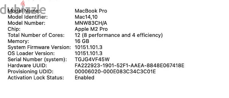 MacBook Pro M2 Pro (16انش) 2023 8