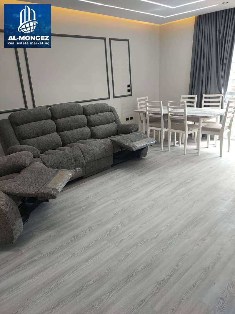 A distinctive apartment for sale, 99 square meters, fully finished, modern furniture, first residence in Rehab City, First Settlement, New Cairo 0