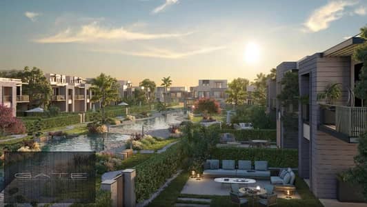 اميز لوكيشين واقل سعر للبيع شقة 145م² متشطبة بالكامل في أكتوبر - Garden Lakes - هايد بارك