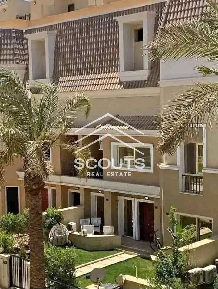 Ready To Move Villa for sale in sarai New Cairo next Madinaty and Rehab City 8 years instalments Cash Discount 50% 0