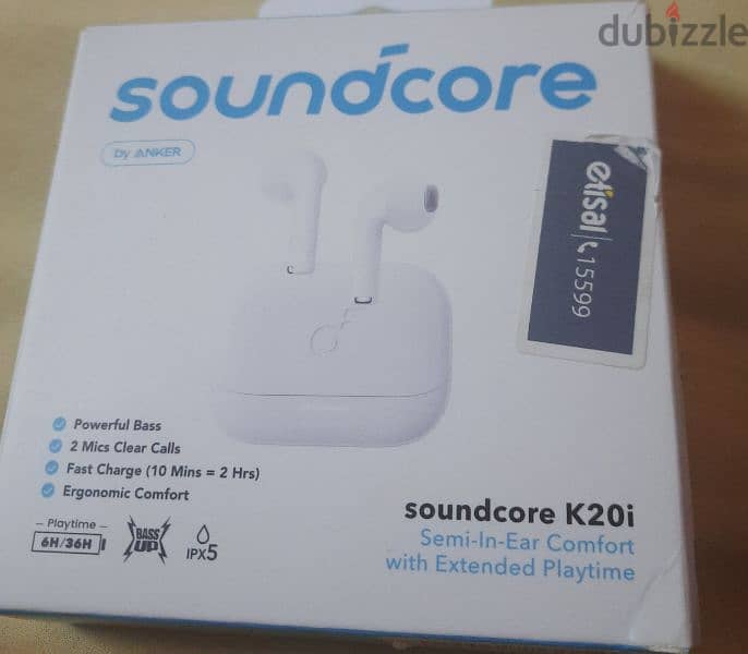 سماعة ايربود أنكر اصلي soundcore k20i استخدام شهرين 2