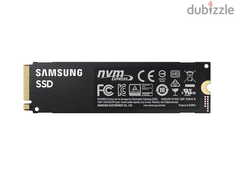 Samsung 980 pro PCIe 4.0 NVMe M. 2 SSD 1