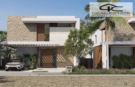 Chalet 114m in north coast corner bahary douple view lagoon & landscape under market price